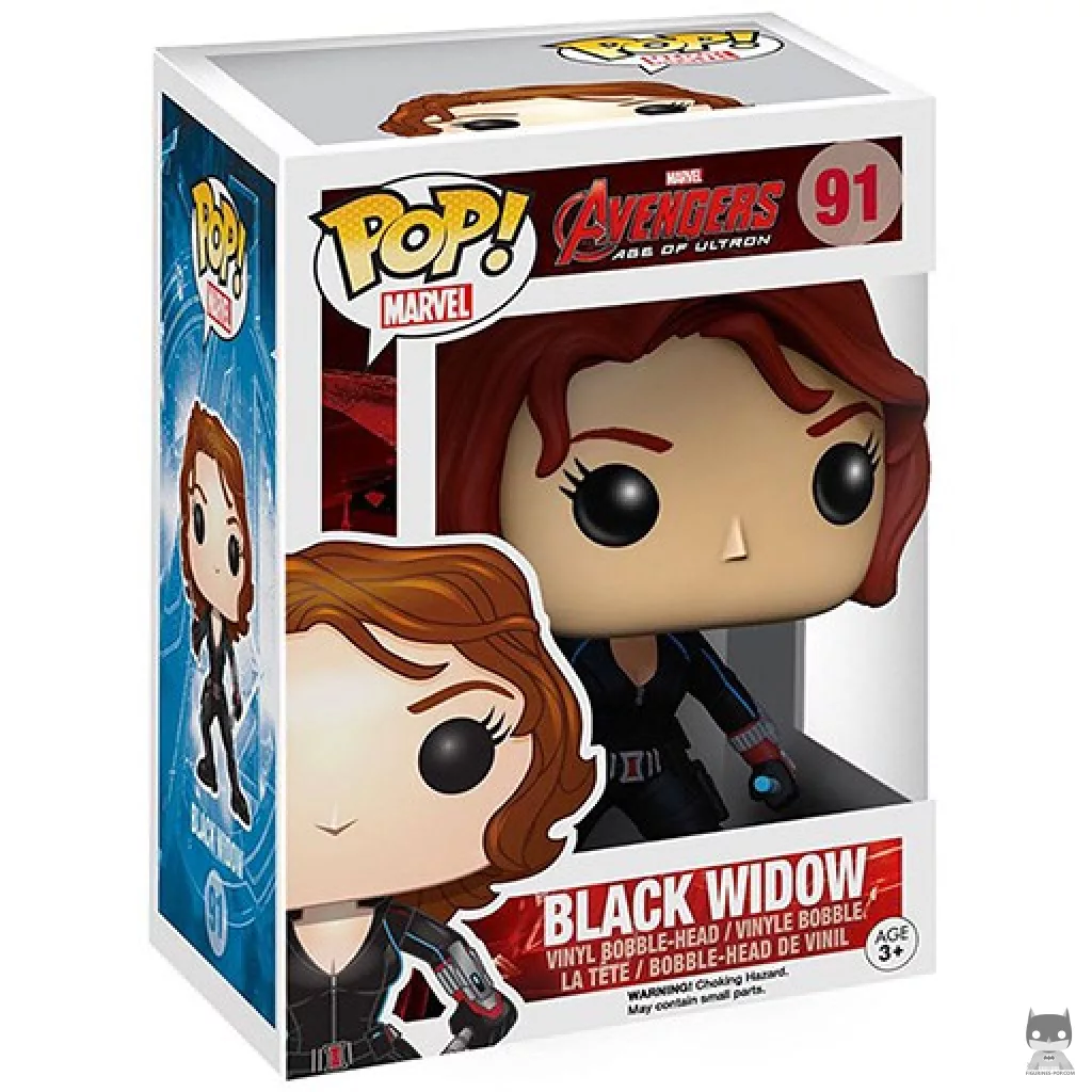 Black Widow Funko Pop! figure in its box