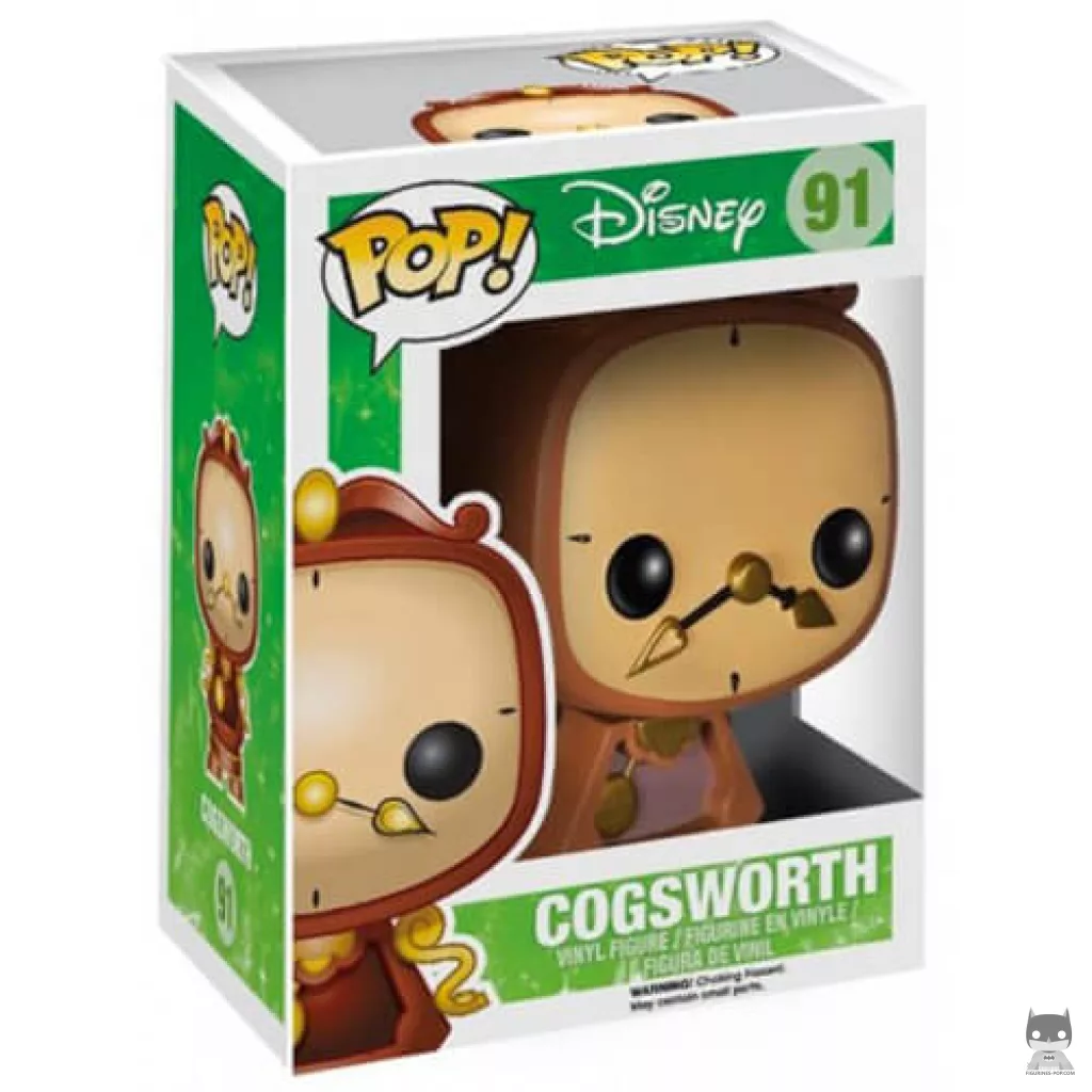Cogsworth Funko Pop! figure in its box