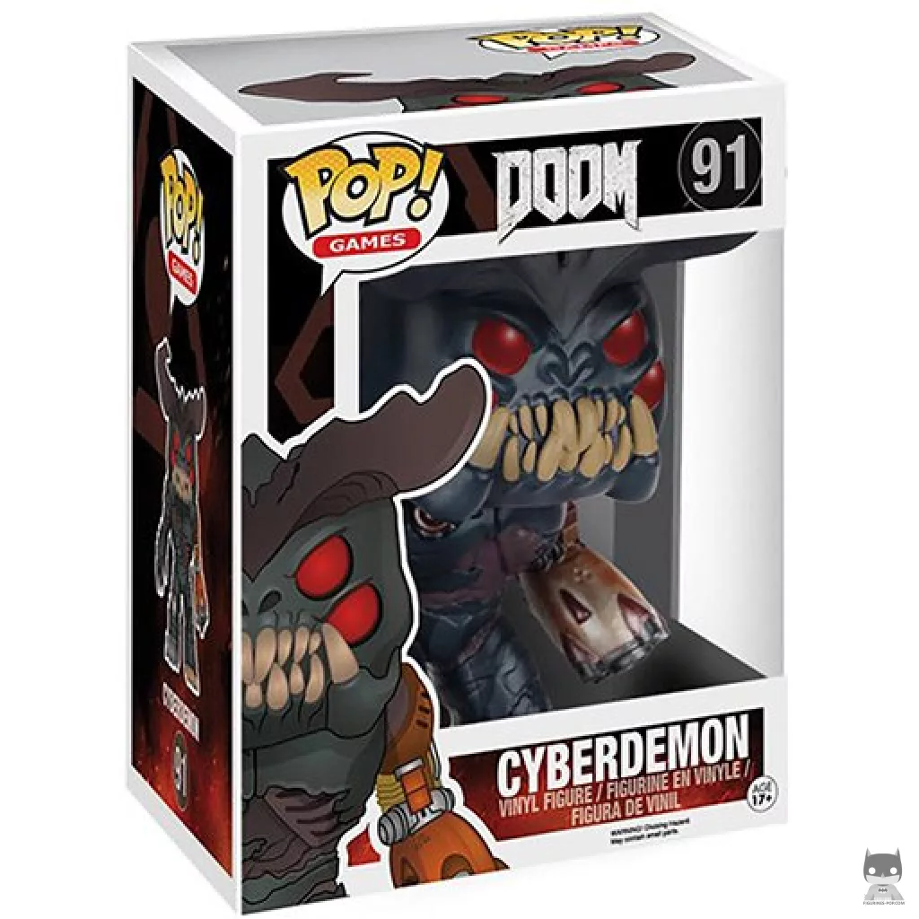 Cyberdemon (Supersized) Funko Pop! figure in its box