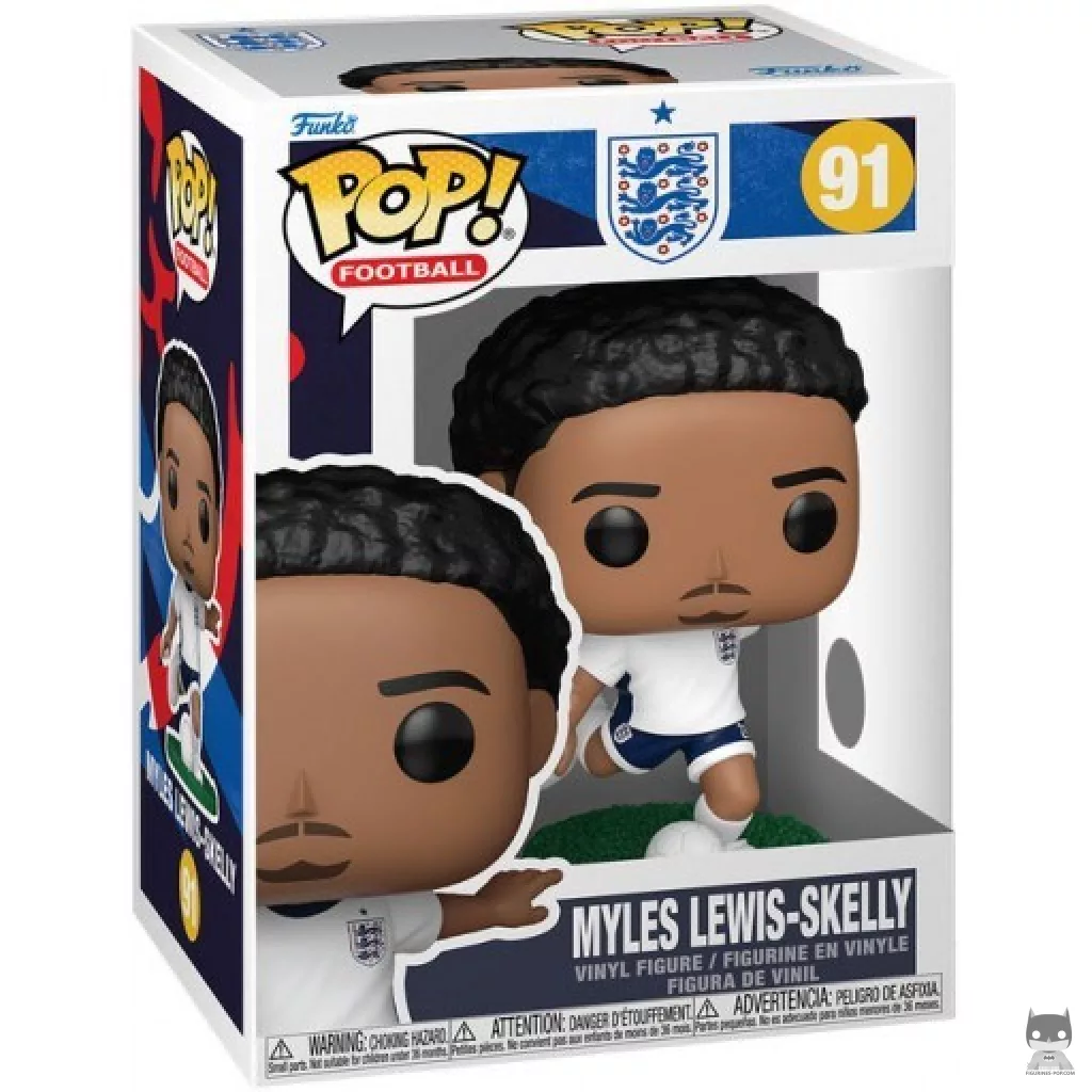 Myles Lewis-Skely (England) Funko Pop! figure in its box