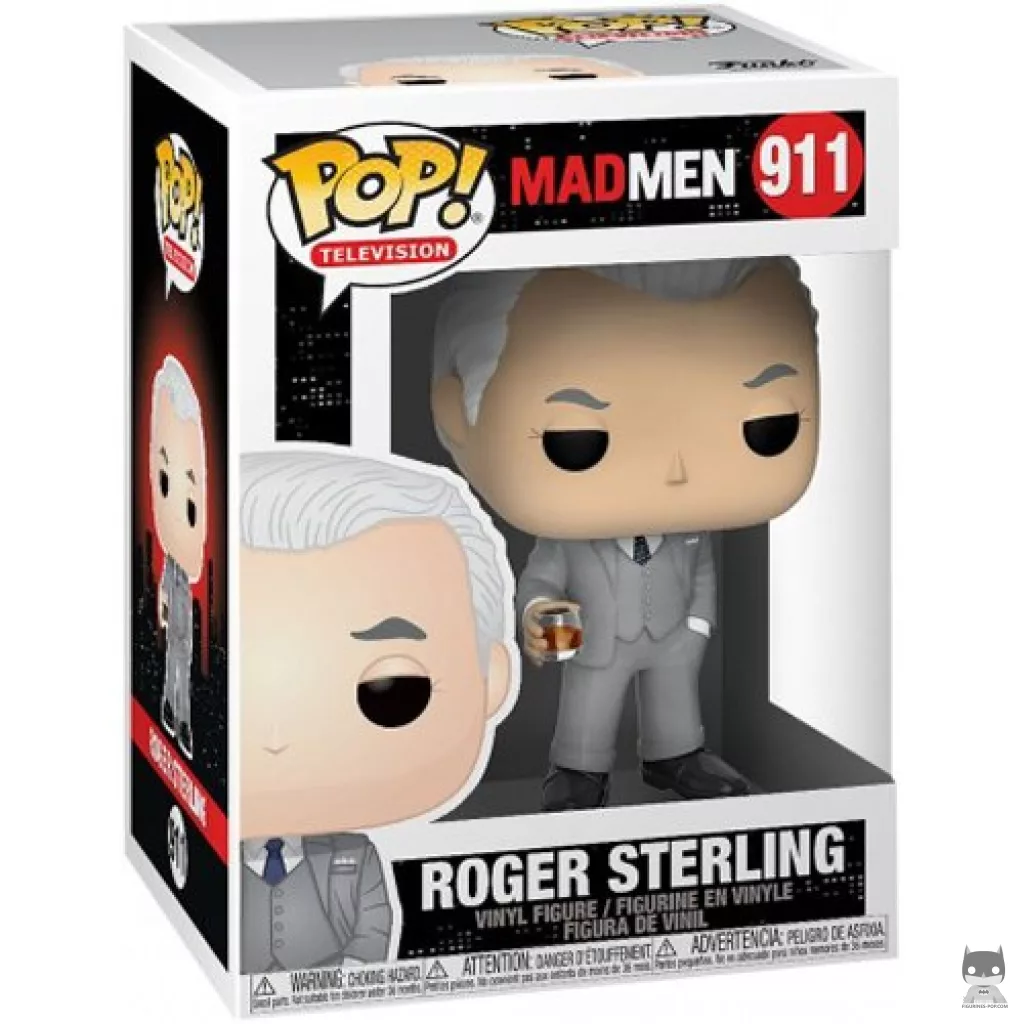 Roger Sterling Funko Pop! figure in its box