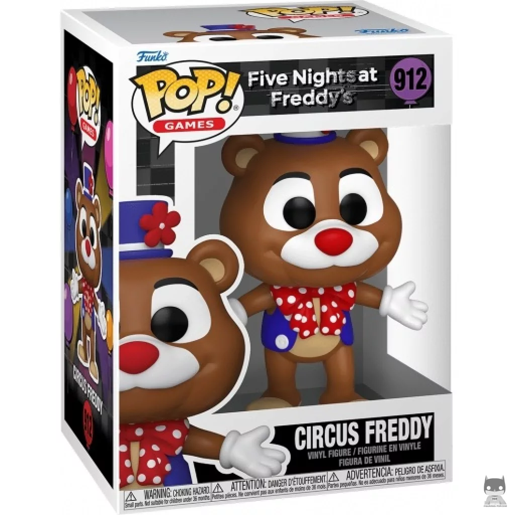 Circus Freddy Funko Pop! figure in its box