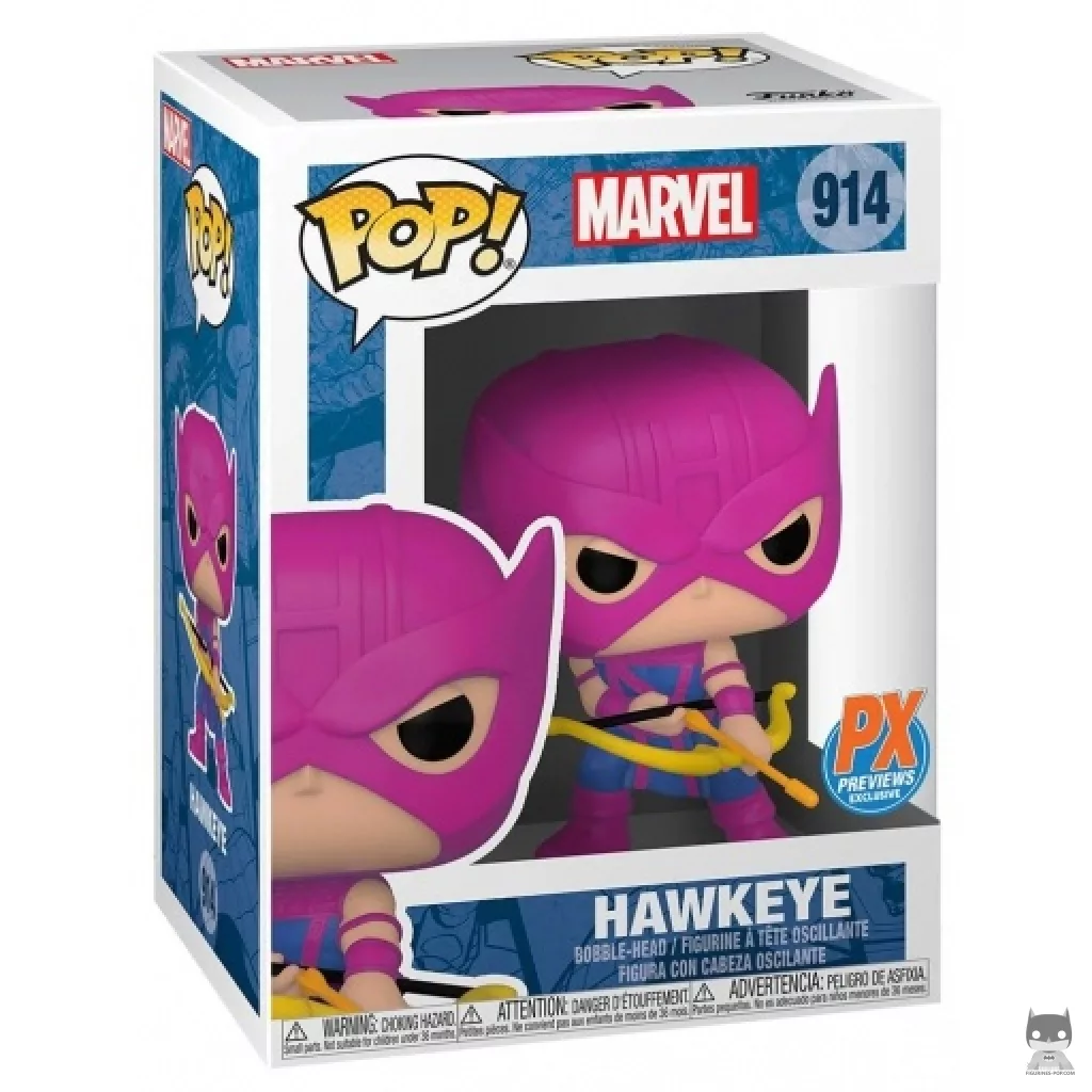 Hawkeye Funko Pop! figure in its box