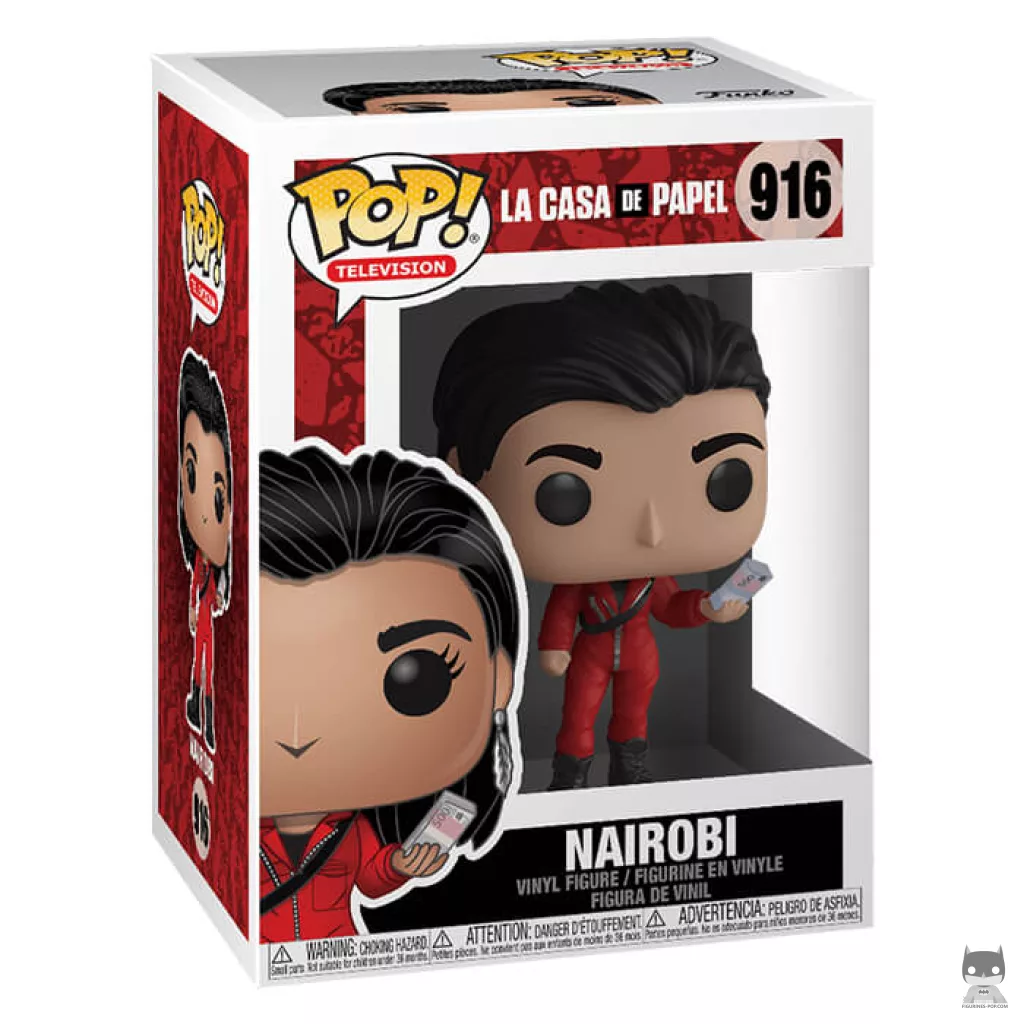 Nairobi Funko Pop! figure in its box