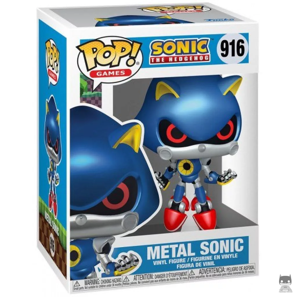 Metal Sonic Funko Pop! figure in its box