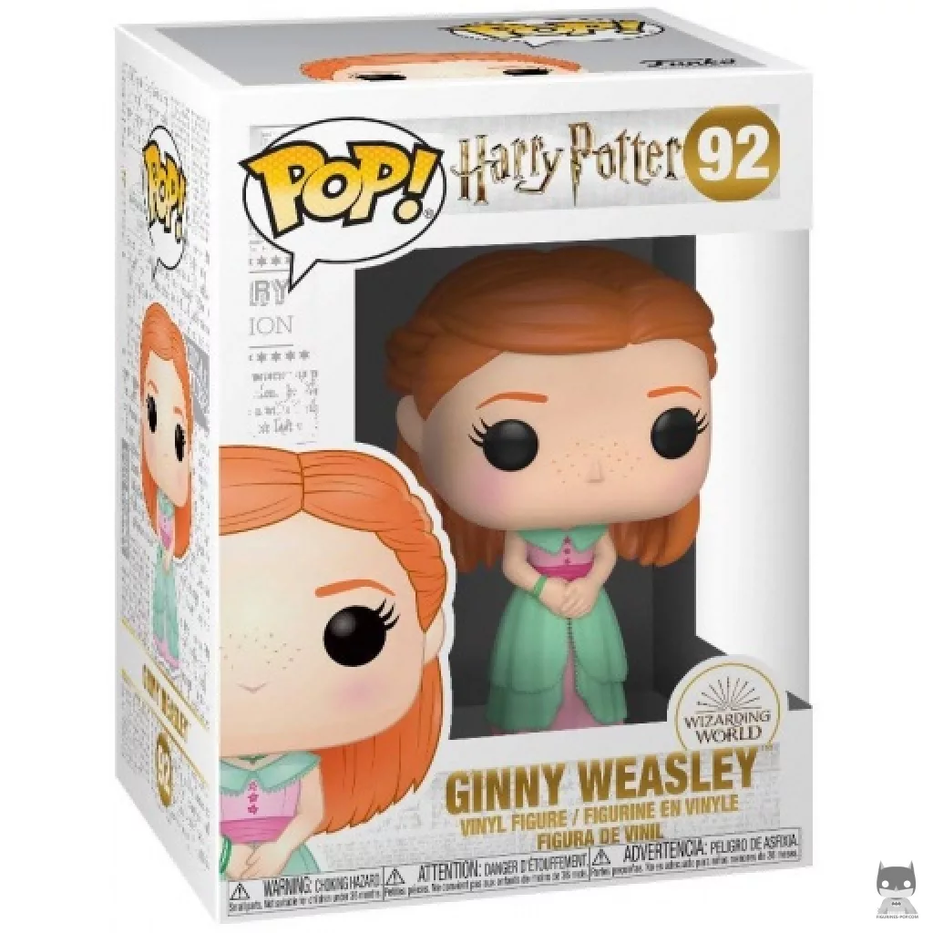 Ginny Weasley at Yule Ball Funko Pop! figure in its box