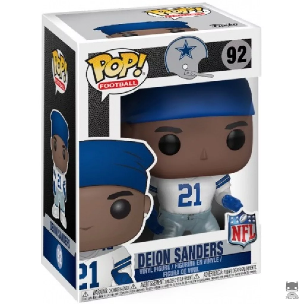 Deion Sanders (Cowboys Home) Funko Pop! figure in its box