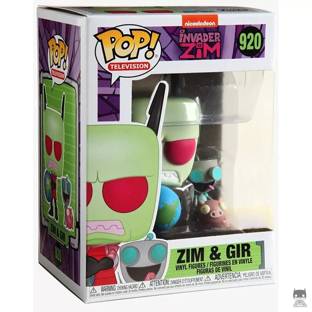 Zim & Gir Funko Pop! figure in its box