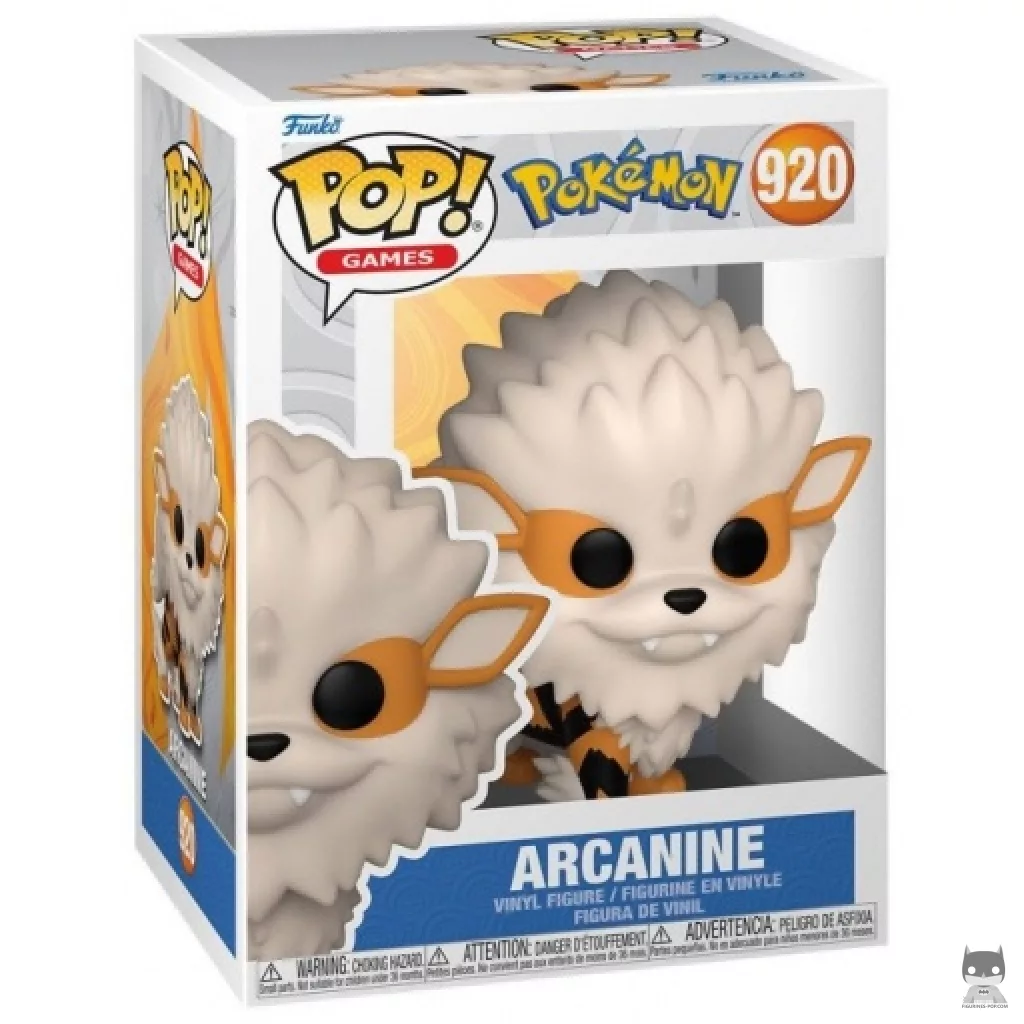 Arcanine Funko Pop! figure in its box