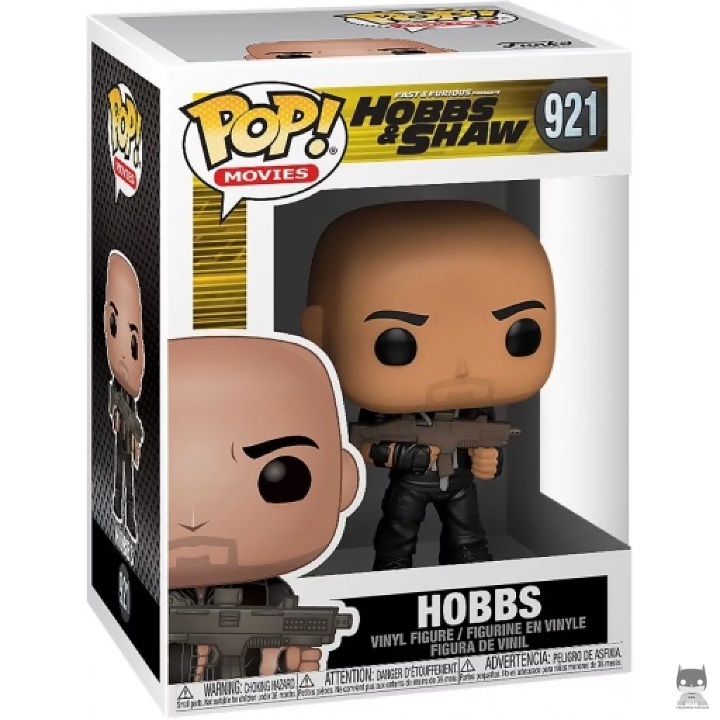 Hobbs Funko Pop! figure in its box