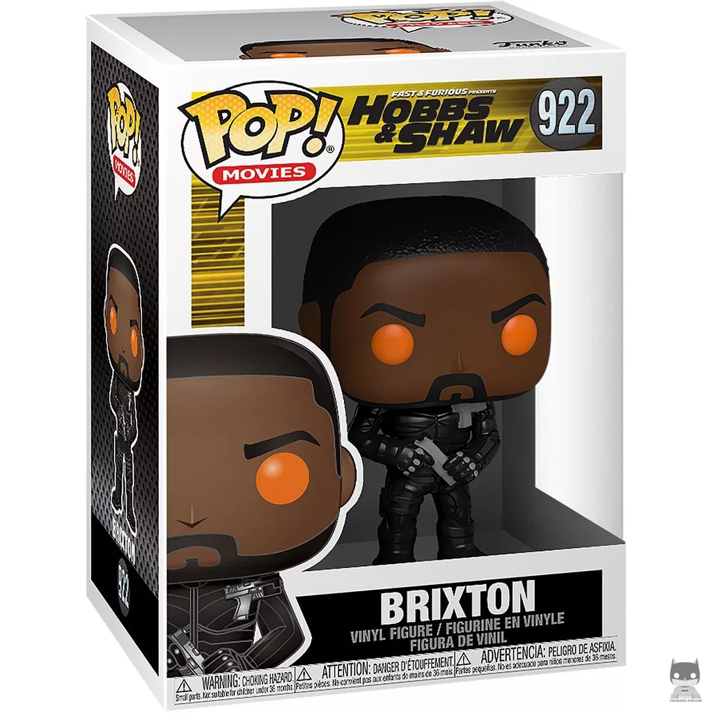 Brixton with Orange Eyes Funko Pop! figure in its box