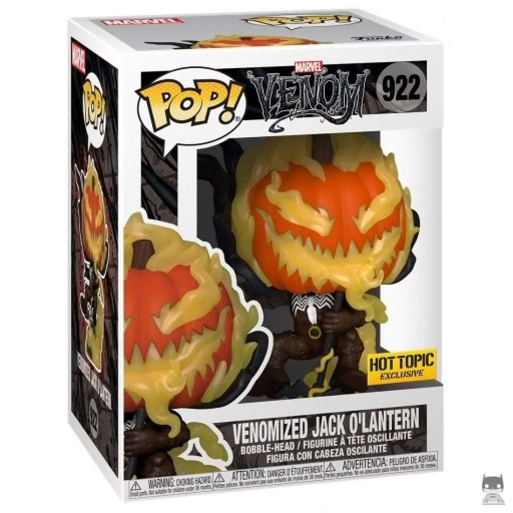 Venomized Jack O'Lantern Funko Pop! figure in its box