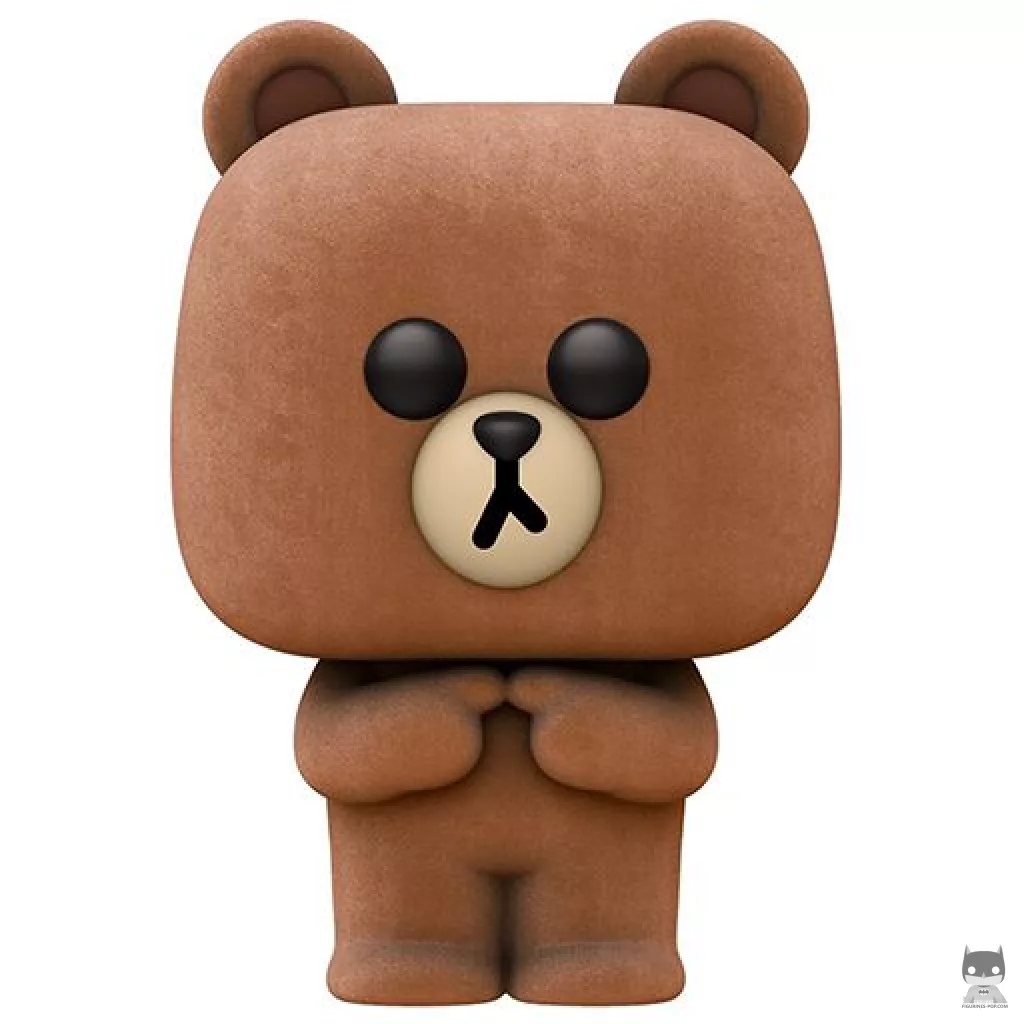 Brown (Flocked) Funko Pop! figure (Line Friends)
