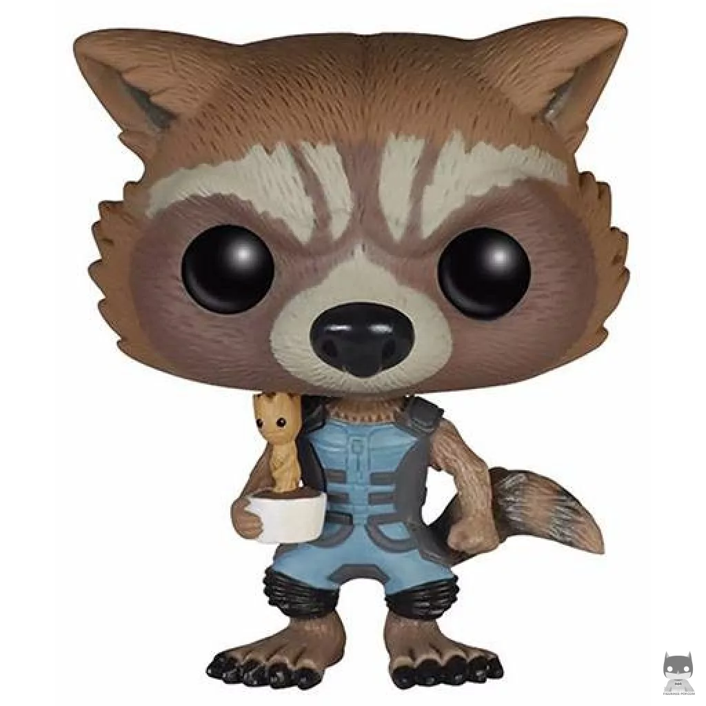 Rocket Raccoon (with Baby Groot) Funko Pop! figure (Guardians of the Galaxy)