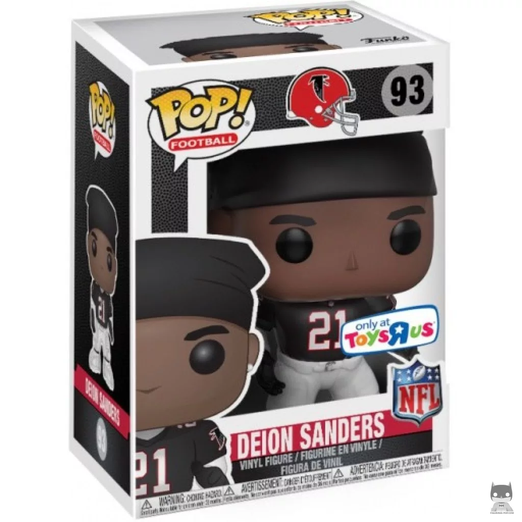 Deion Sanders Funko Pop! figure in its box