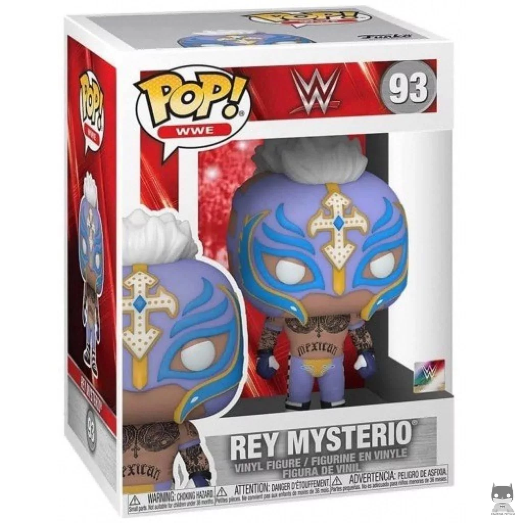 Rey Mysterio Funko Pop! figure in its box
