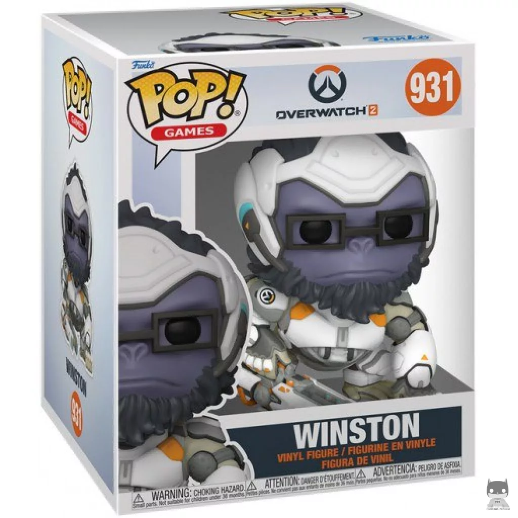 Winston (Supersized) Funko Pop! figure in its box