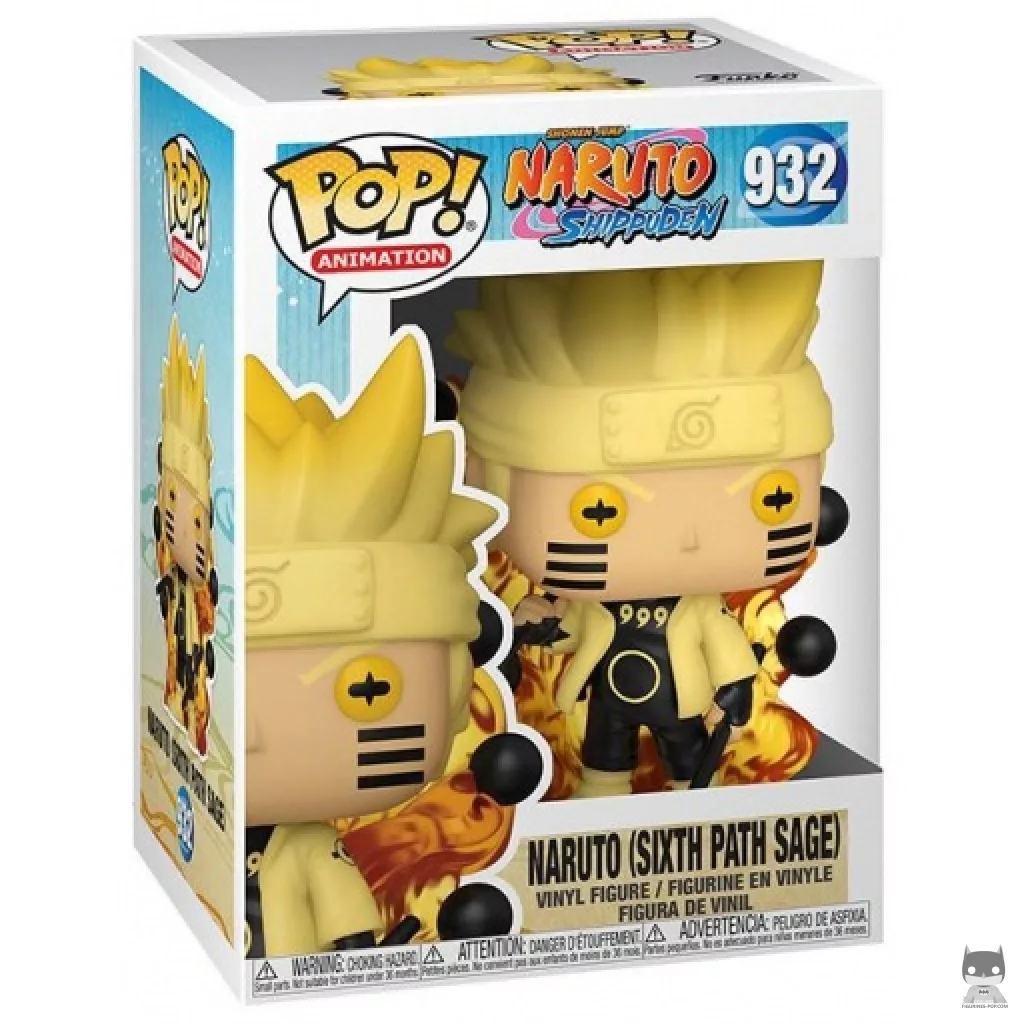 Naruto Uzumaki Chakra de Kyûbi Funko Pop! figure in its box