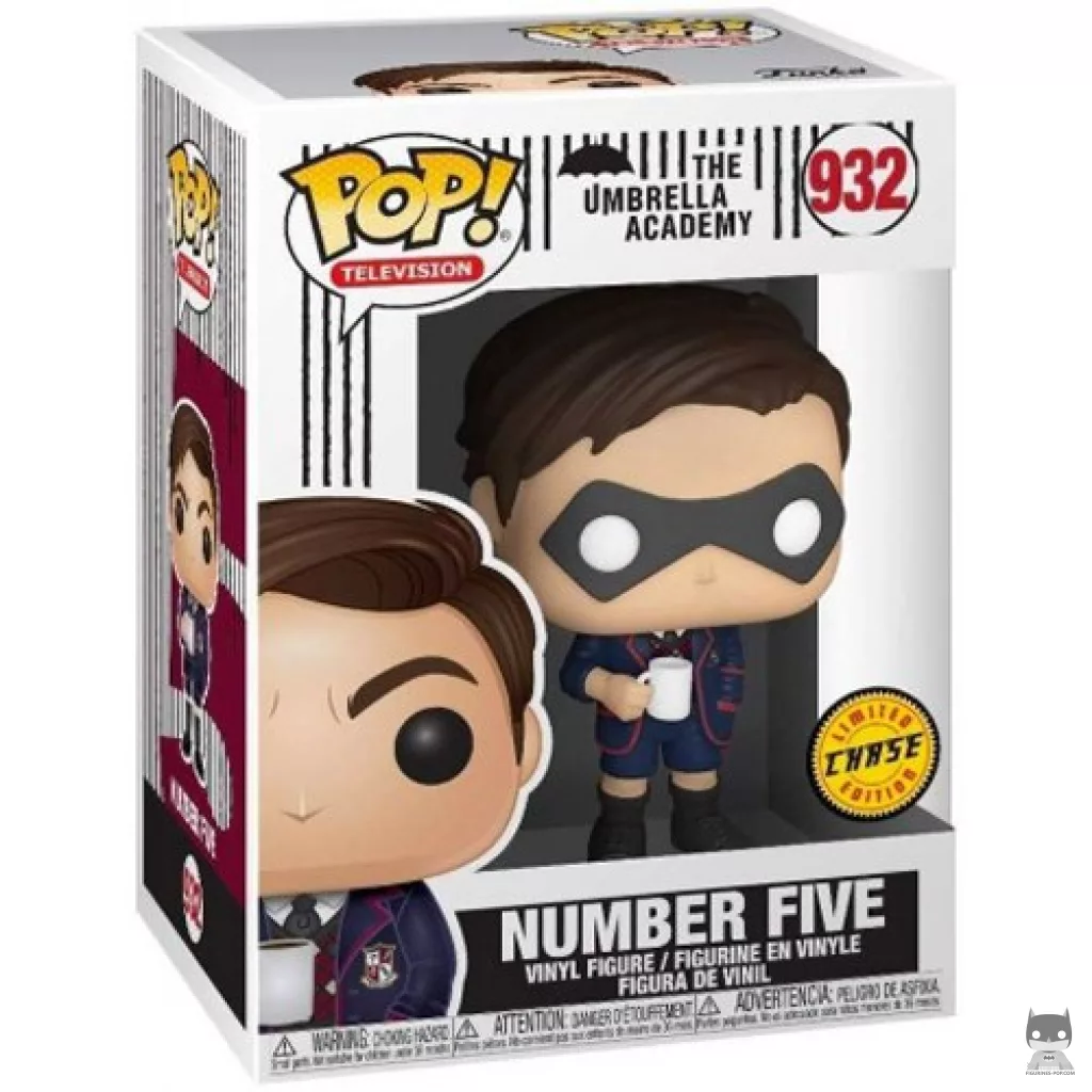 Number Five (Chase) Funko Pop! figure in its box