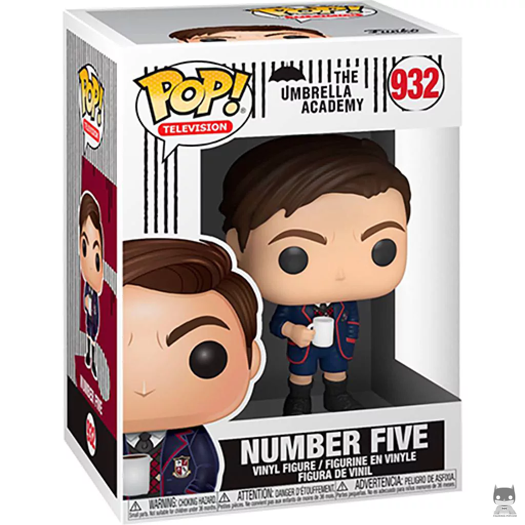 Number Five Funko Pop! figure in its box
