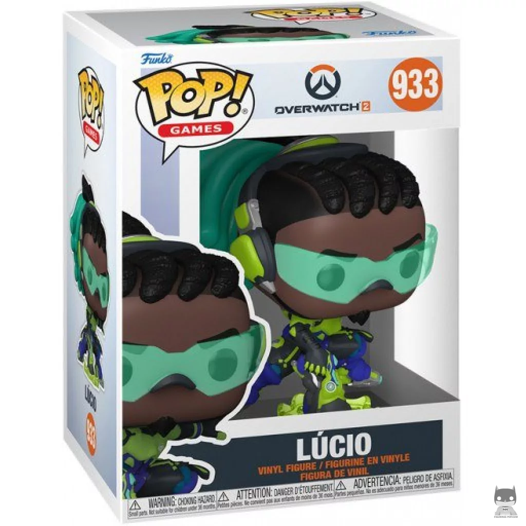 Lúcio Funko Pop! figure in its box