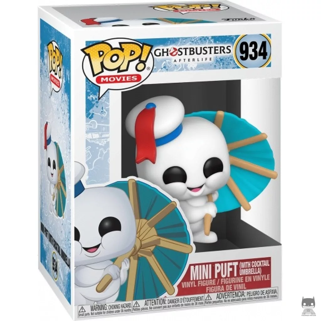 Mini Puft with Cocktail Umbrella Funko Pop! figure in its box