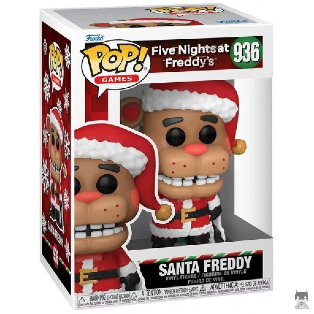 Santa Freddy Funko Pop! figure in its box