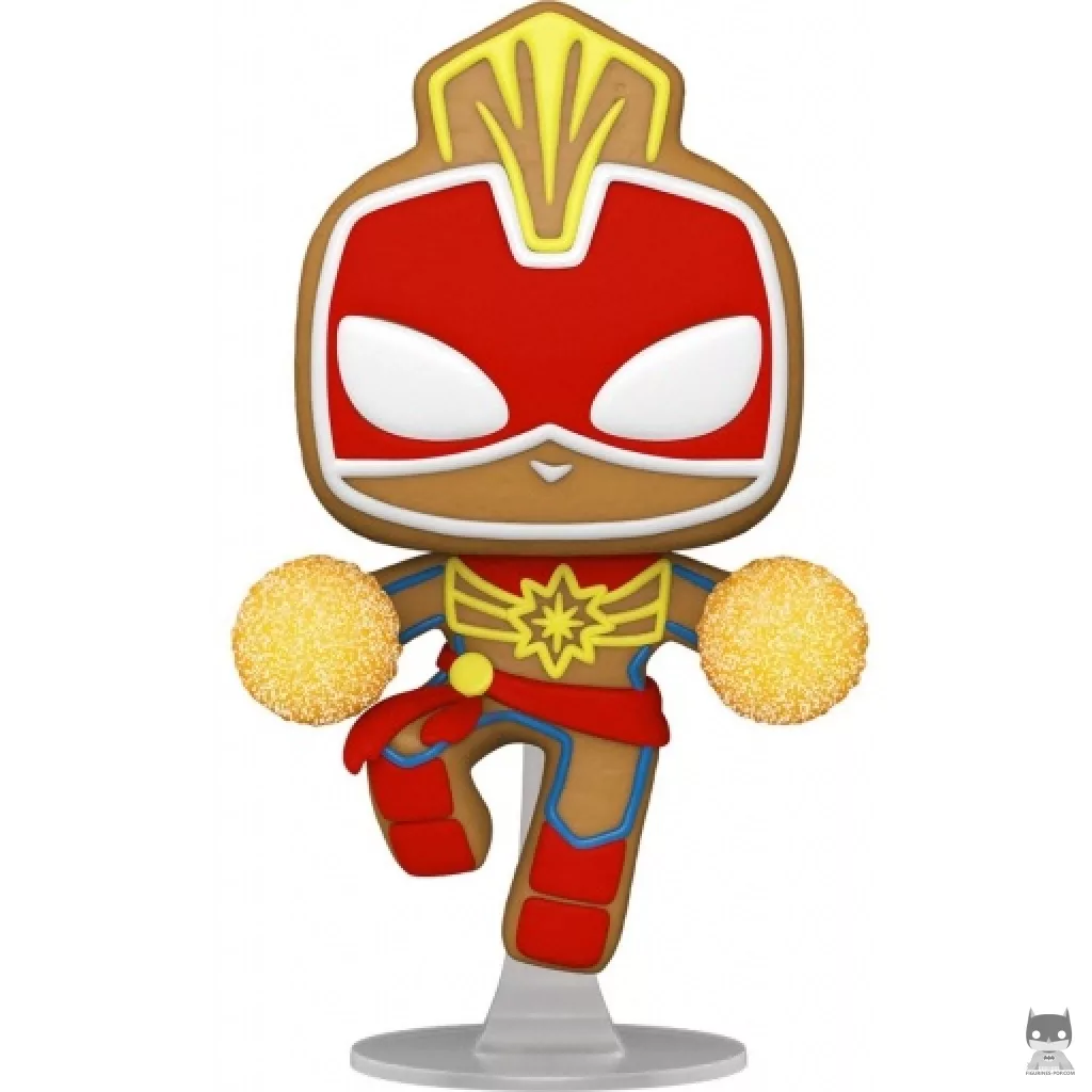Gingerbread Captain Marvel Funko Pop! figure (Marvel Comics)