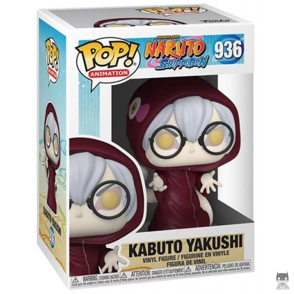 Kabuto Yakushi Funko Pop! figure in its box