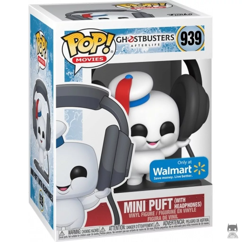 Mini Puft with Headphones Funko Pop! figure in its box