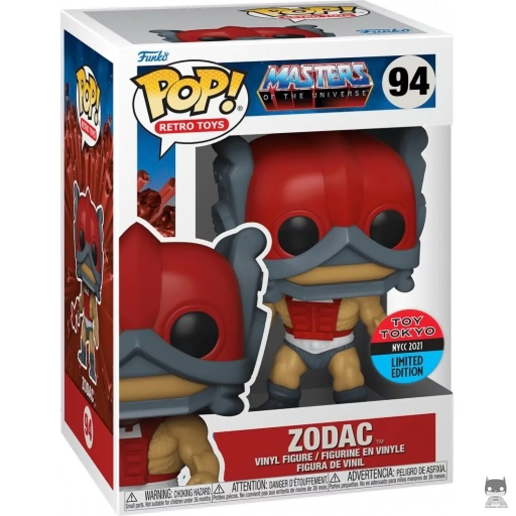 Zodac Funko Pop! figure in its box