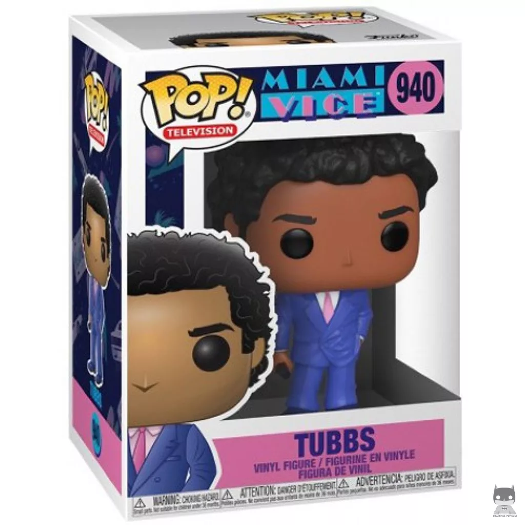 Tubbs Funko Pop! figure in its box