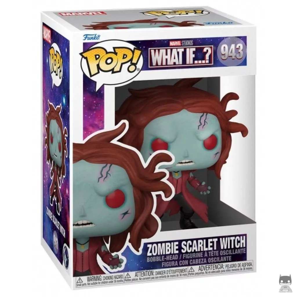 Zombie Scarlet Witch Funko Pop! figure in its box