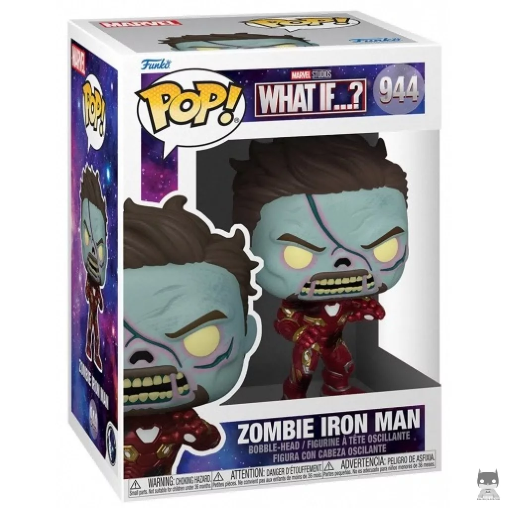 Zombie Iron Man Funko Pop! figure in its box