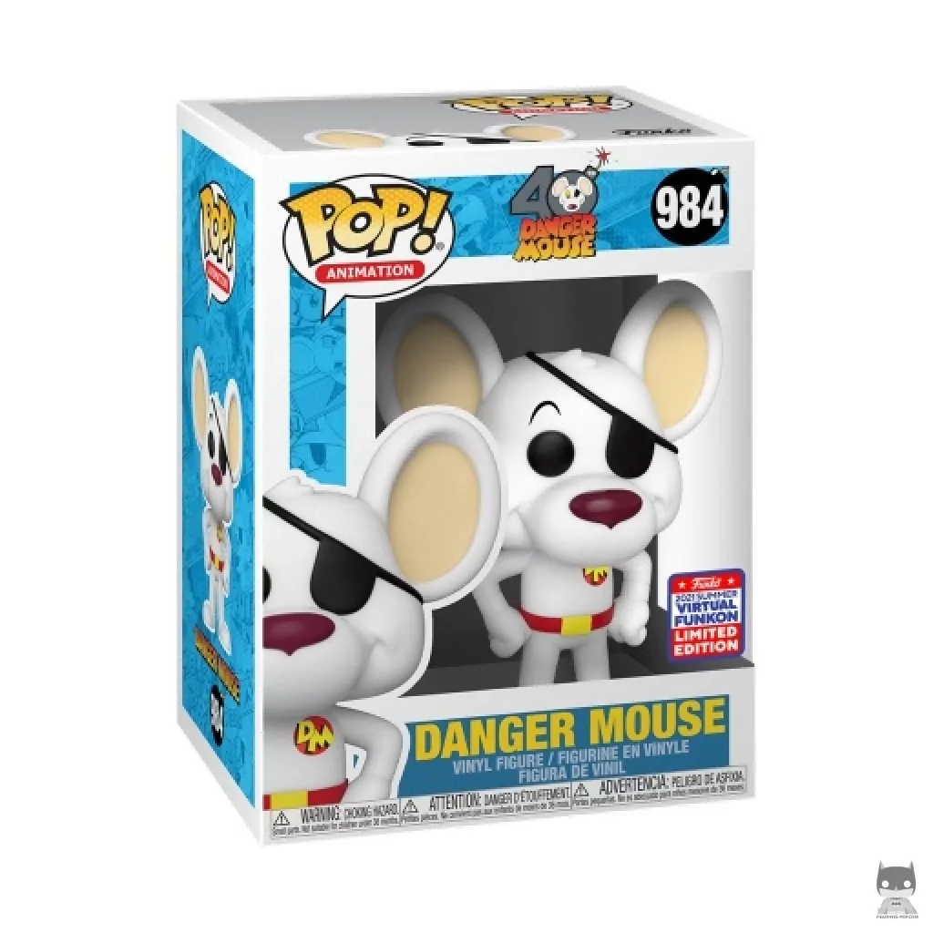Danger Mouse Funko Pop! figure in its box