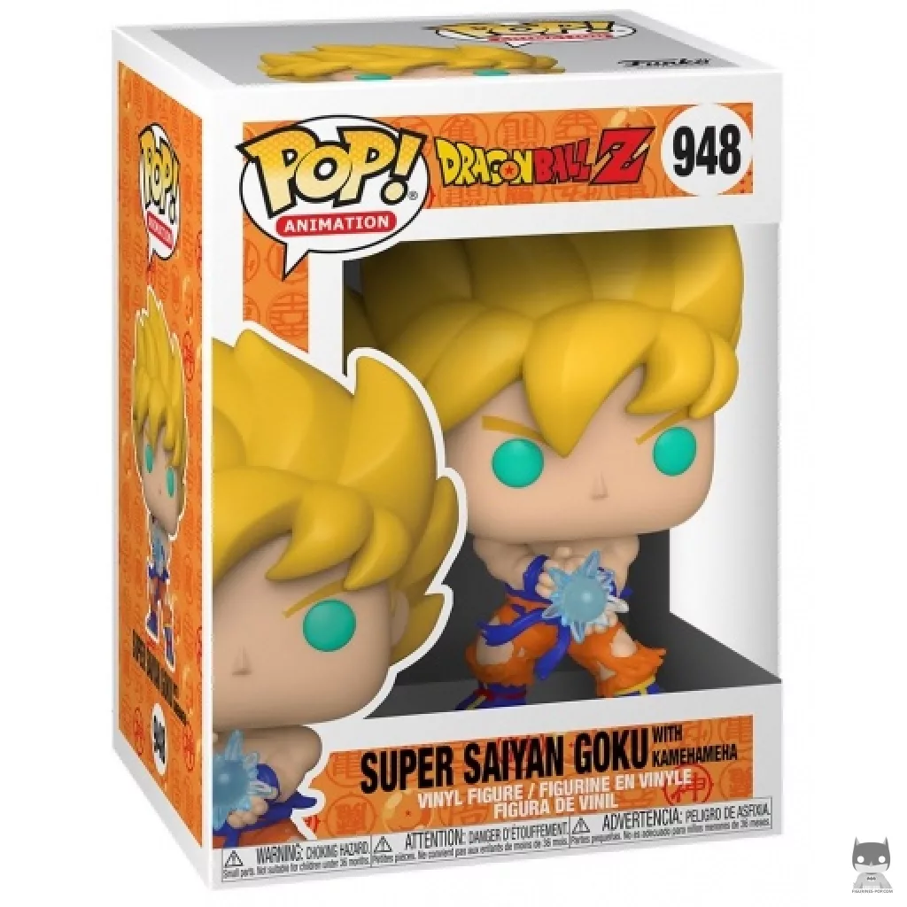 Super Saiyan Goku with Kamehameha Funko Pop! figure in its box