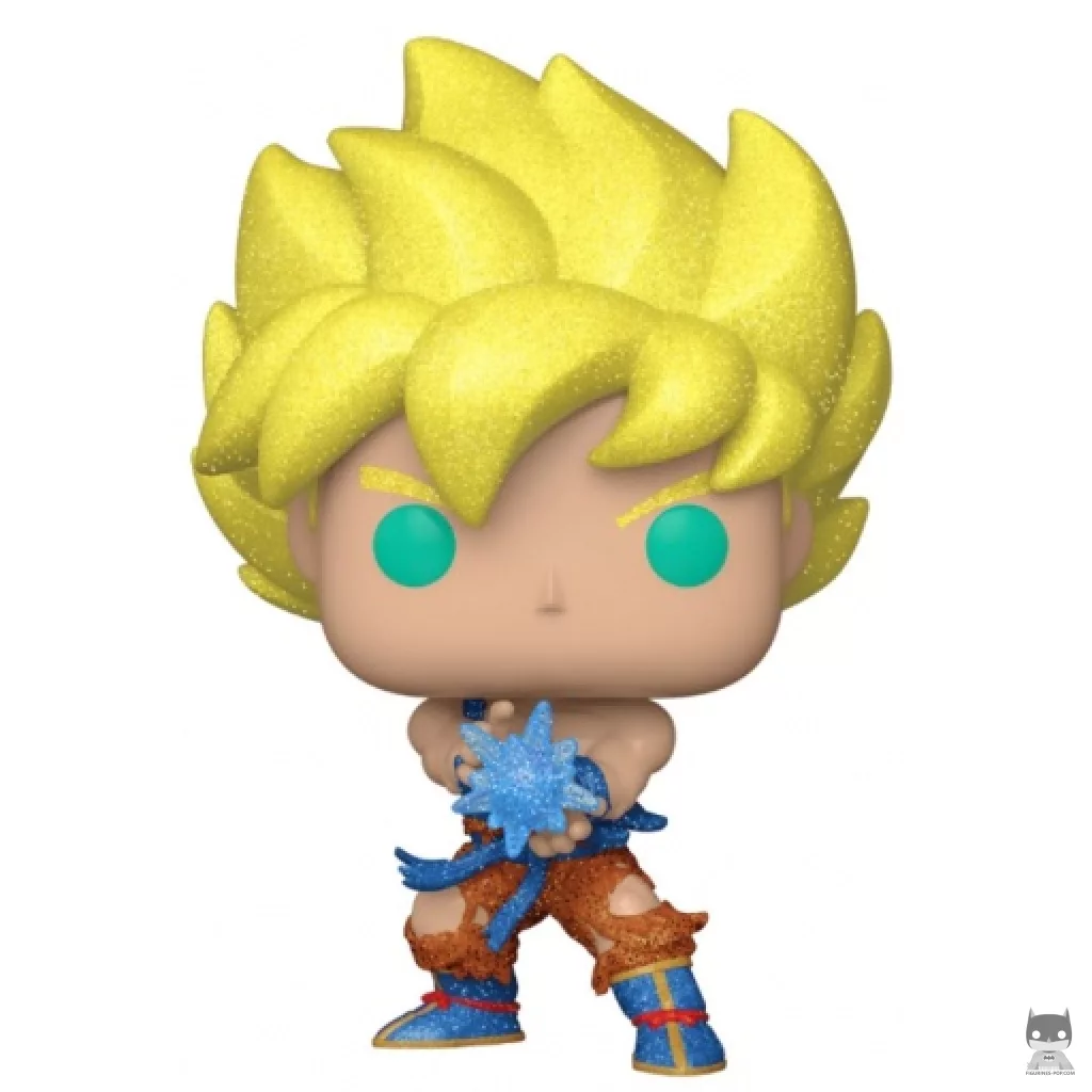 Super Saiyan Goku with Kamehameha (Diamond Glitter) Funko Pop! figure (Dragon Ball Z (DBZ))