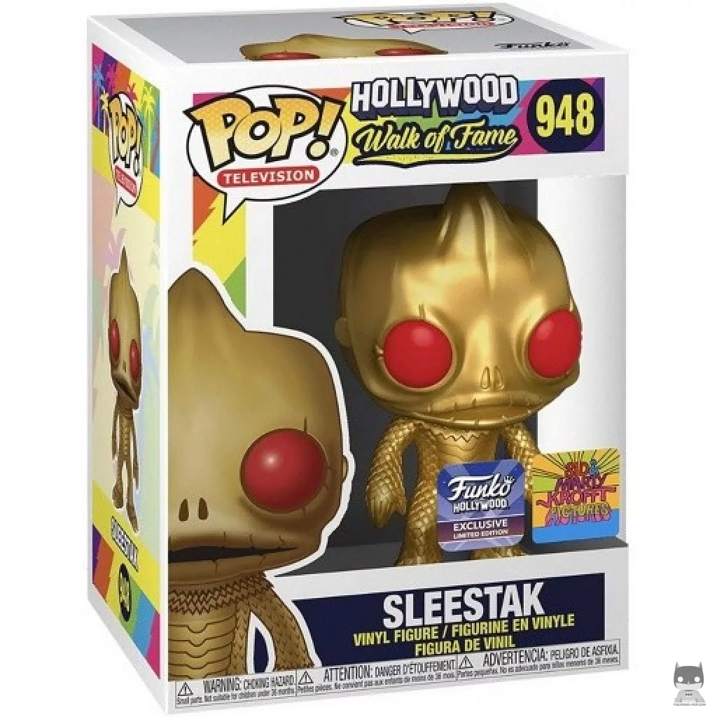 Sleestak (Gold) Funko Pop! figure in its box