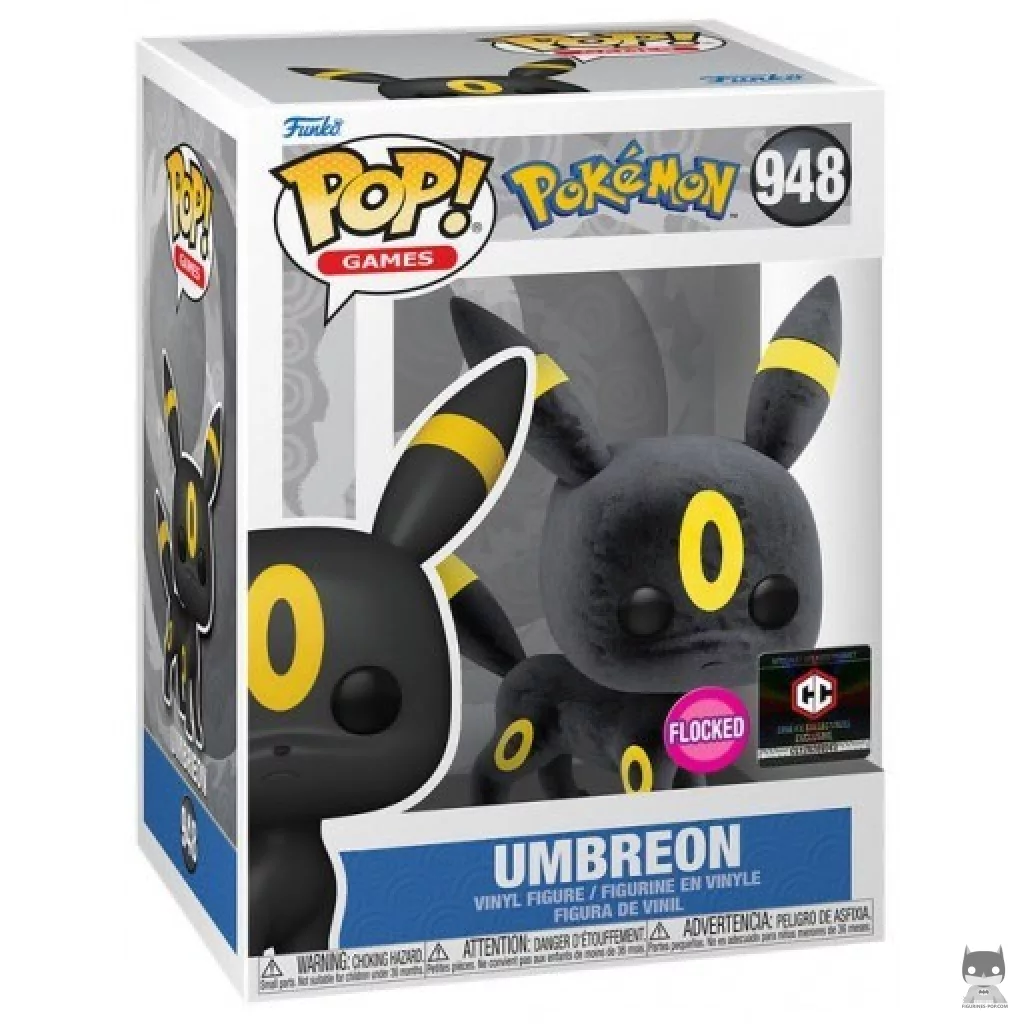 Umbreon (Flocked) Funko Pop! figure in its box