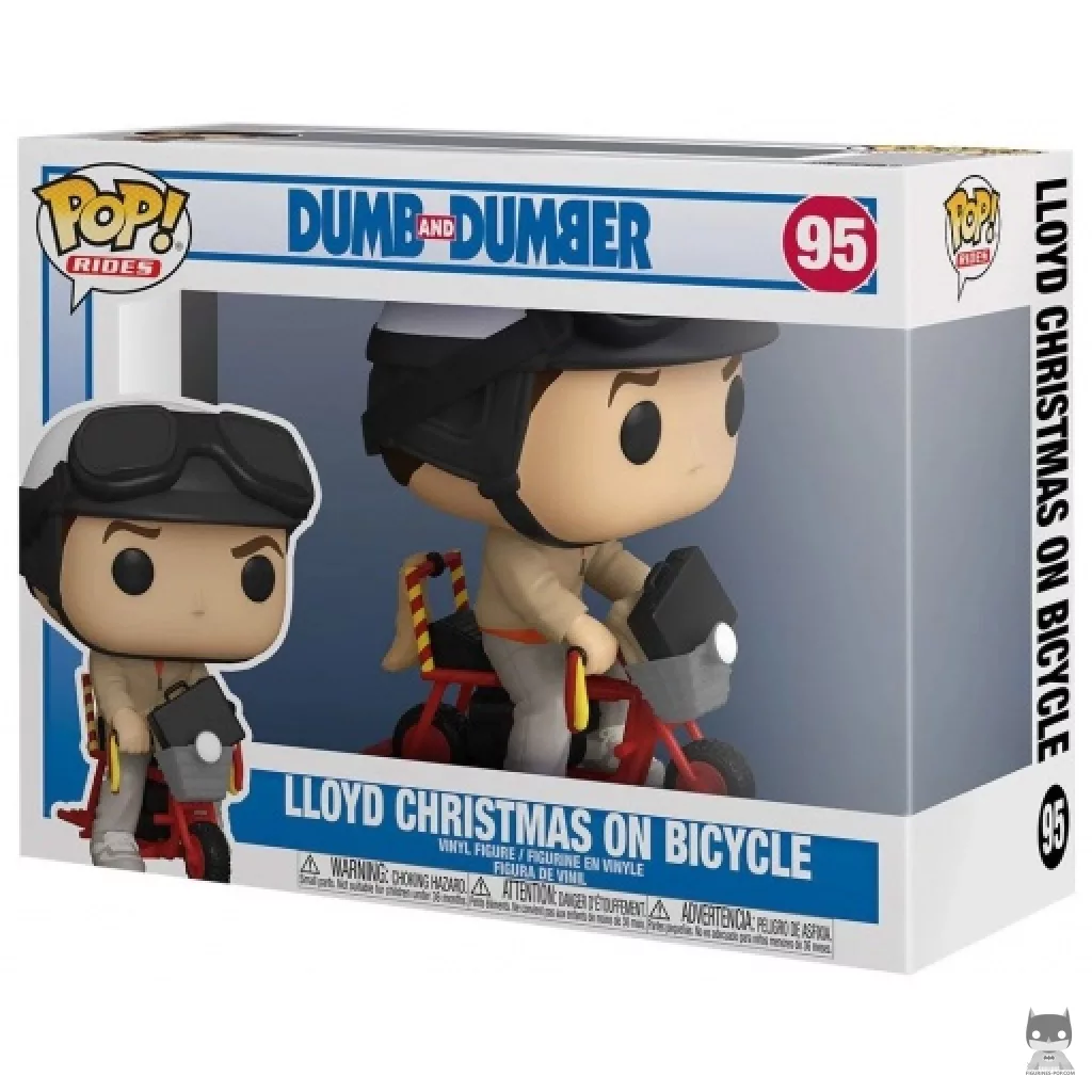 Lloyd Christmas on Bicycle Funko Pop! figure in its box
