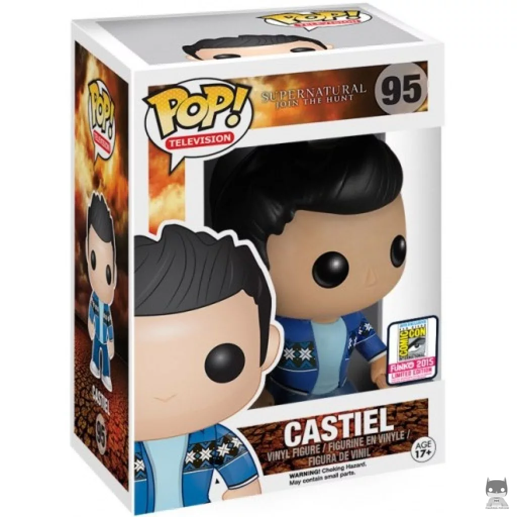 Castiel in sweater Funko Pop! figure in its box
