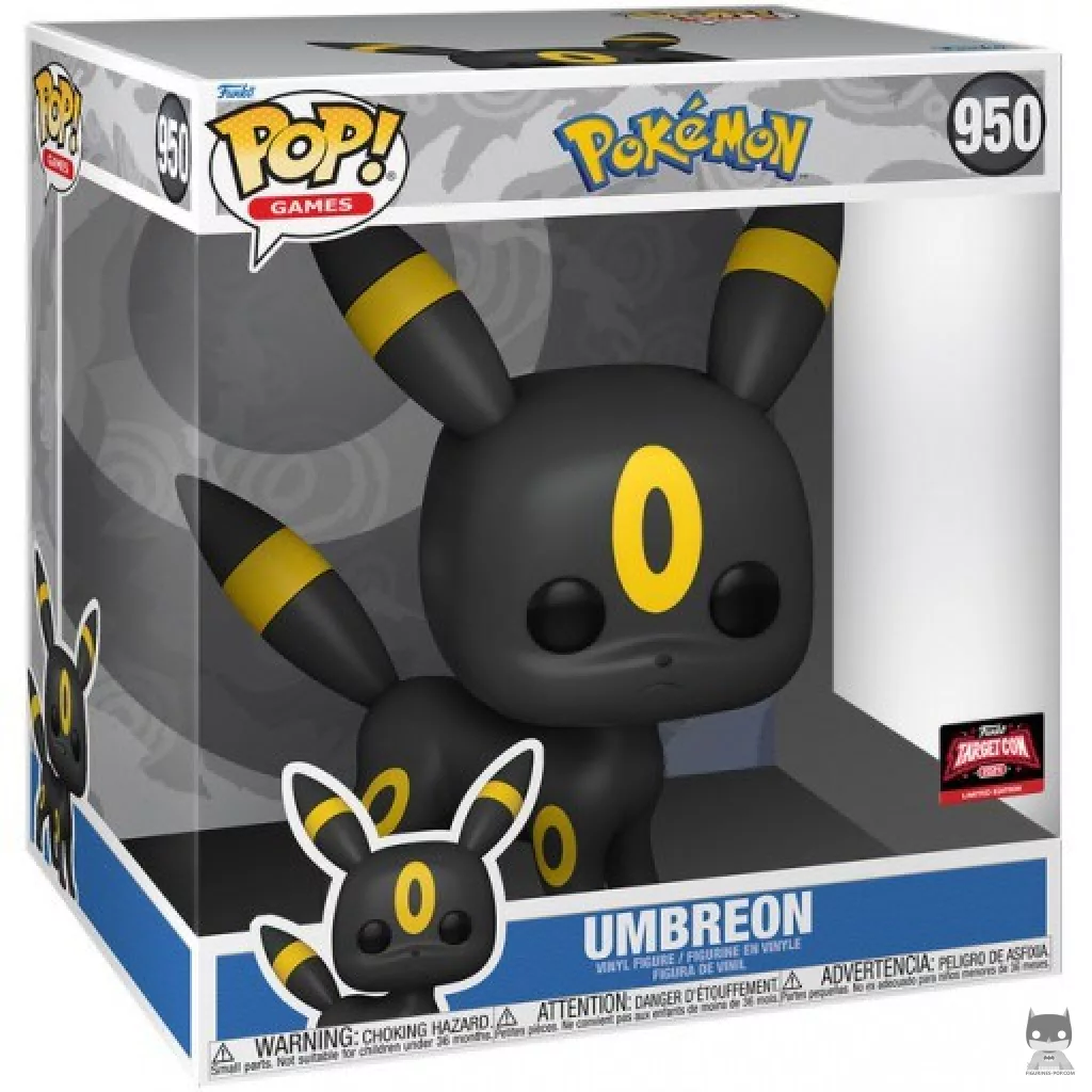 Umbreon (Supersized) Funko Pop! figure in its box