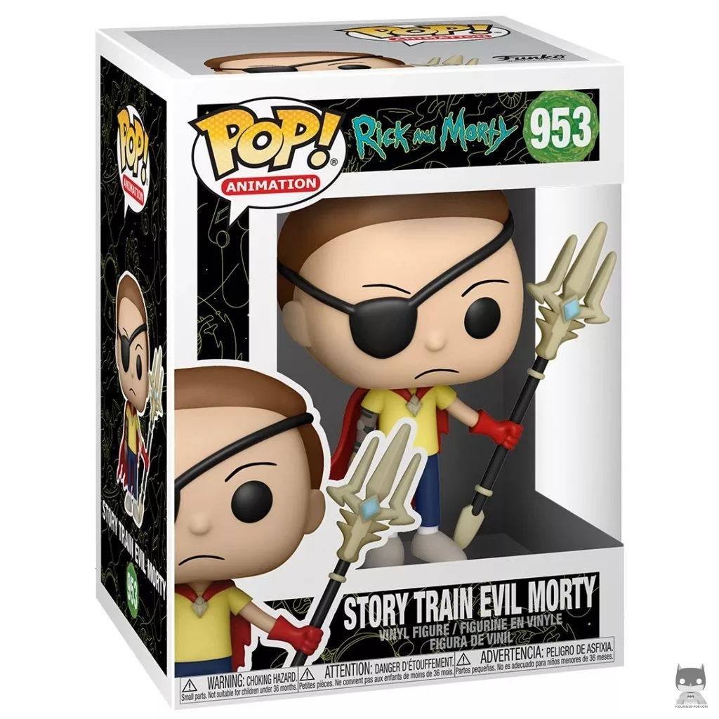 Story Train Evil Morty Funko Pop! figure in its box