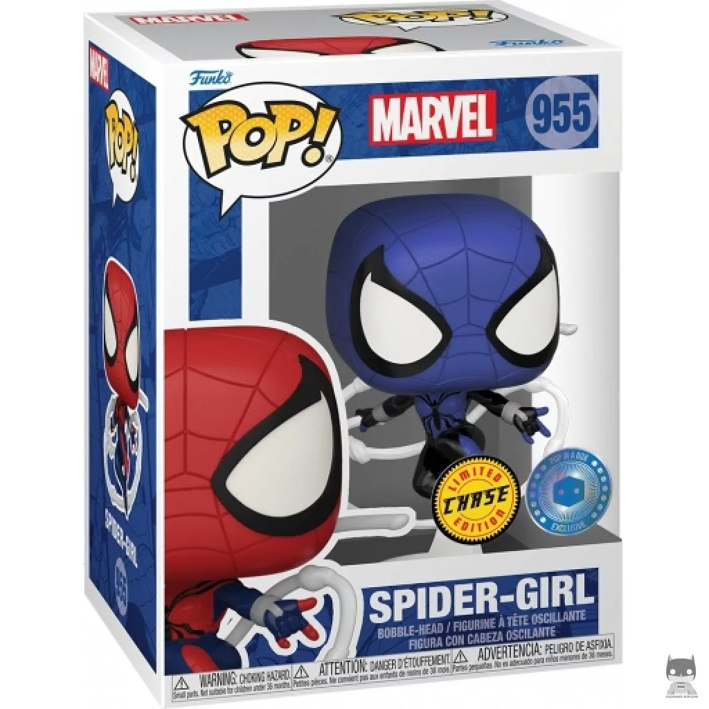 Spider-Girl (Chase) Funko Pop! figure in its box
