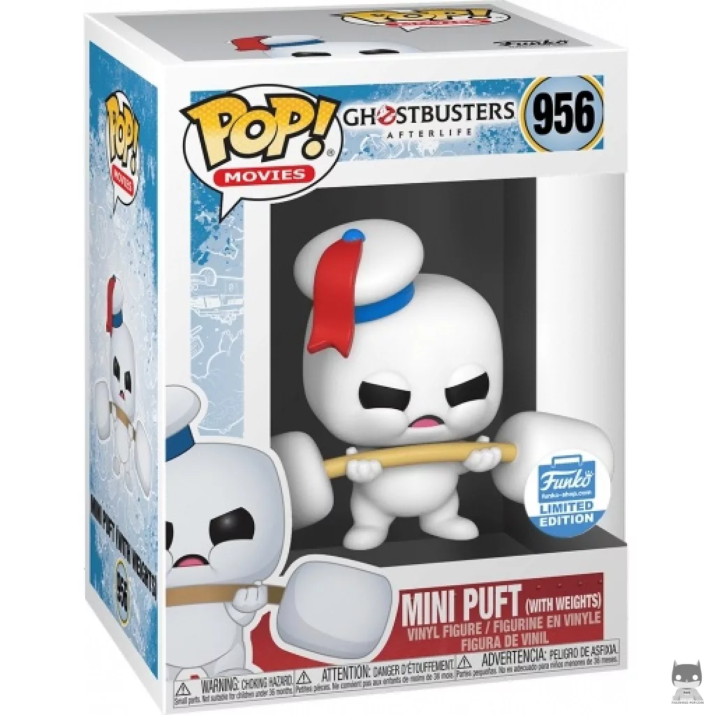 Mini Puft with Weights Funko Pop! figure in its box