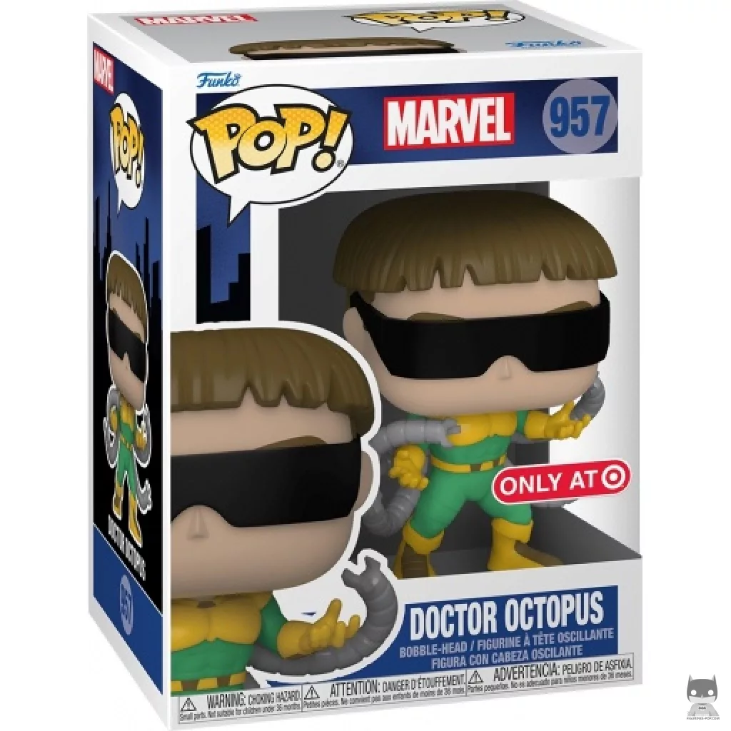 Doctor Octopus Funko Pop! figure in its box