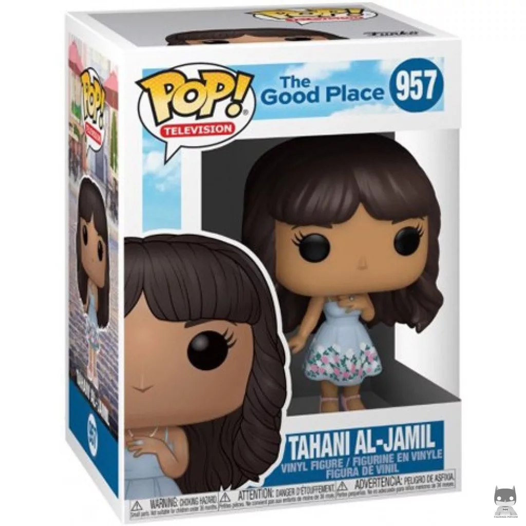 Tahani Al-Jamil Funko Pop! figure in its box
