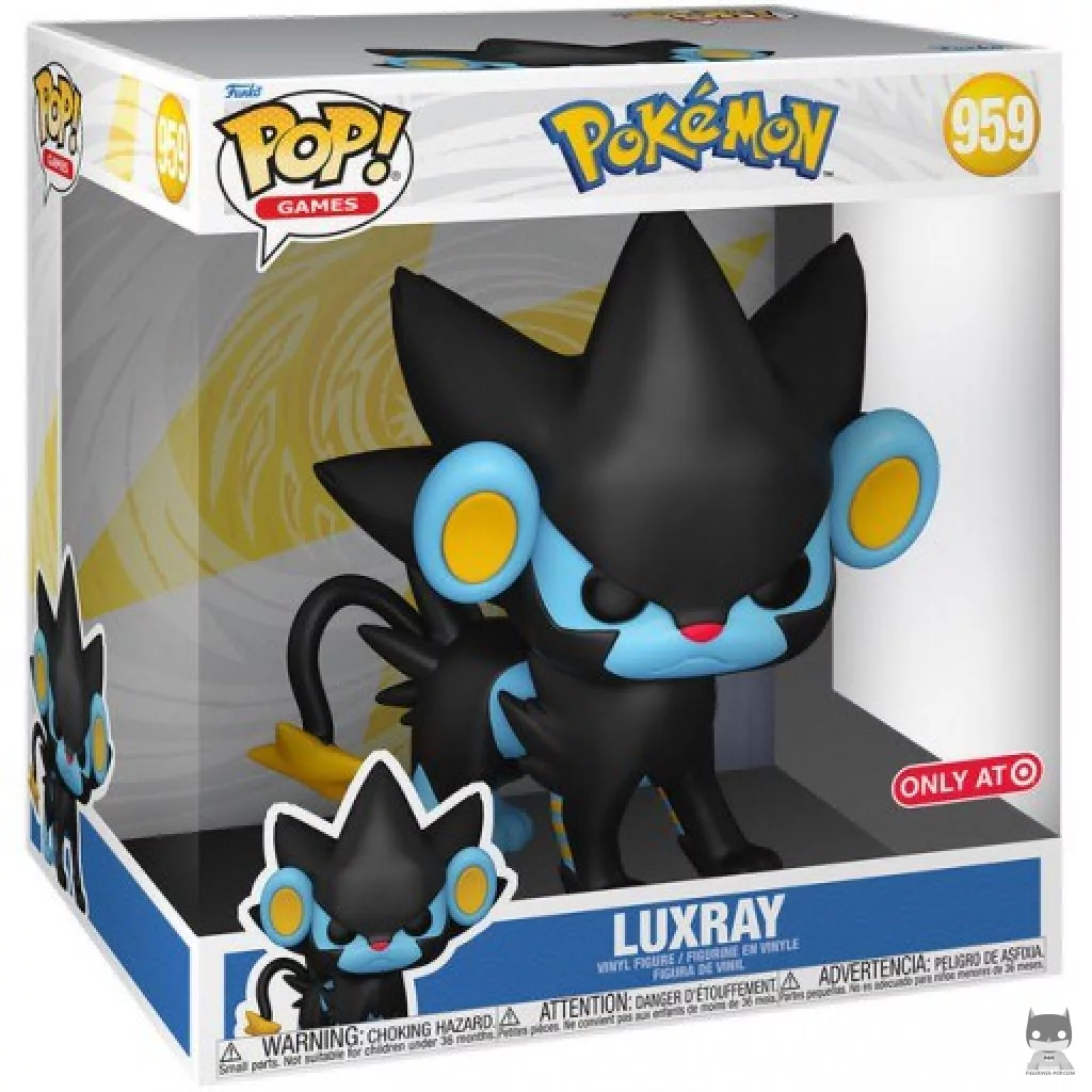 Luxray Funko Pop! figure in its box