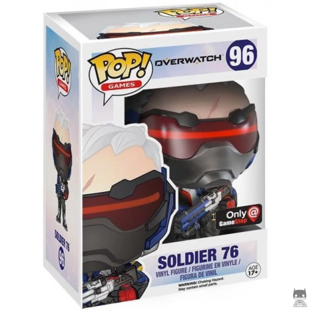 Soldier 76 Funko Pop! figure in its box