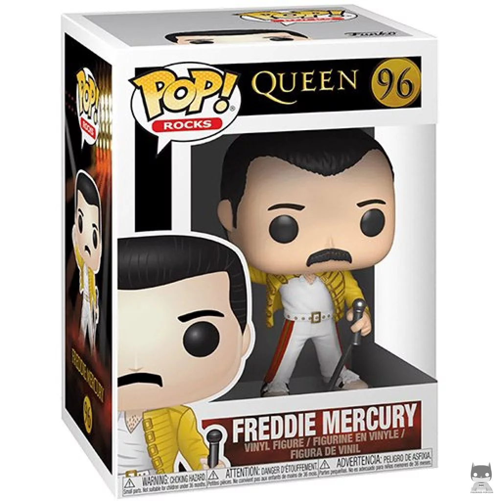 Freddie Mercury (Wembley 1986) Funko Pop! figure in its box